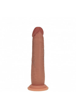 Realrock Sliding Skin Dildo Tan 7"