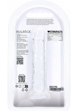Realrock Crystal Clear Dildo Translucent 5"