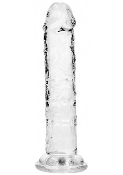 Realrock Crystal Clear Dildo Translucent 5"