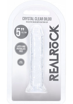 Realrock Crystal Clear Dildo Translucent 5"