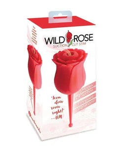 Wild Rose Le Point Suction & Vibrator Red