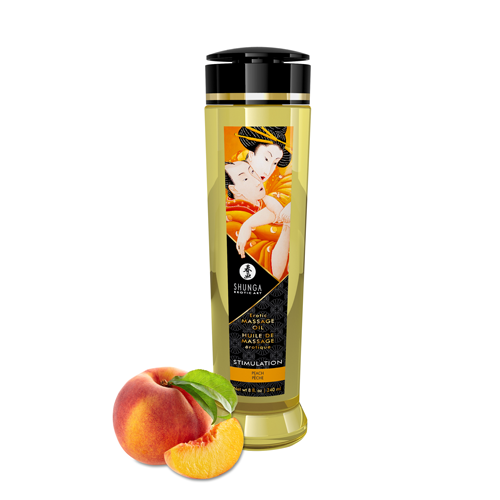 Shunga Massage Oil Stimulation Peach 240ml