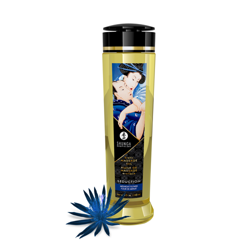 Shunga Massage Oil Seduction Midnight Flower 240ml