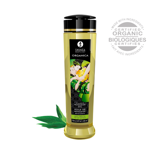 Shunga Massage Oil Organica Exotic Green Tea 240ml