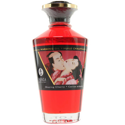 Shunga Warming Oil Blazing Cherry 100ml