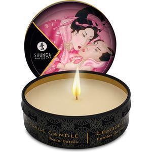 Shunga Mini Massage Candle Rose Petals 1oz