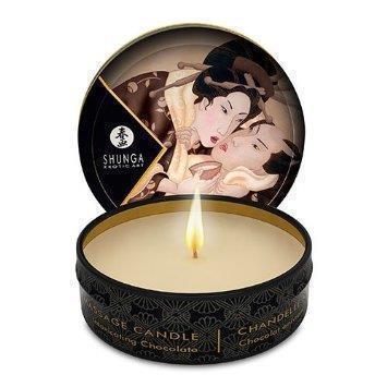 Shunga Mini Massage Candle Chocolate 1oz