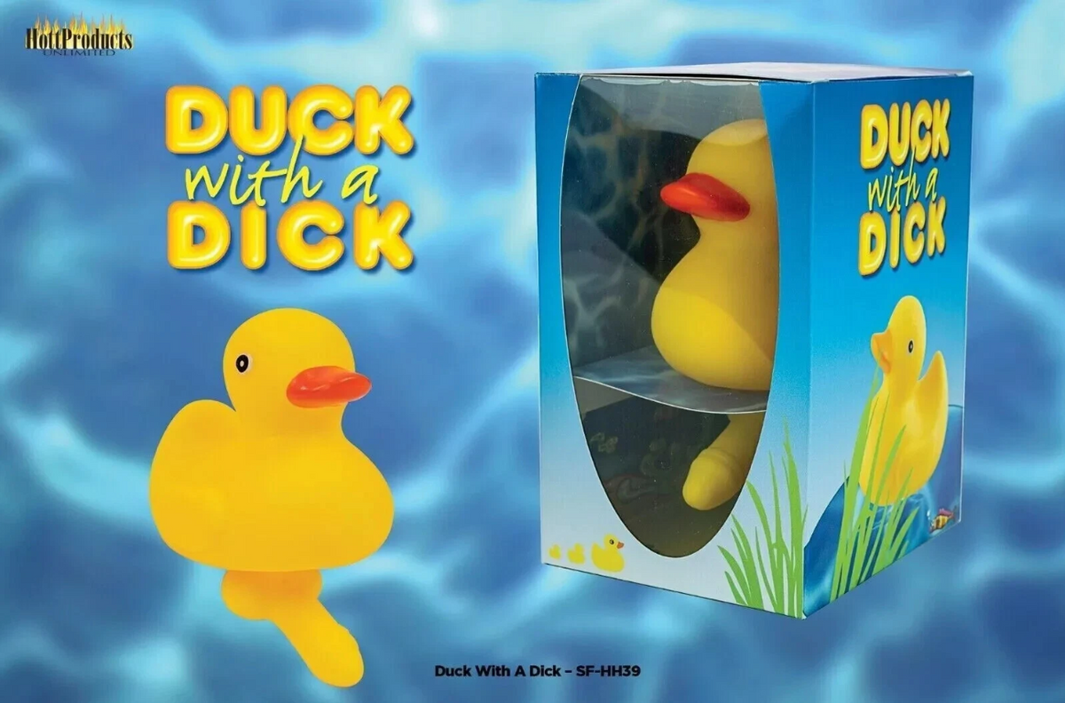Duck With A Dick Bath Toy