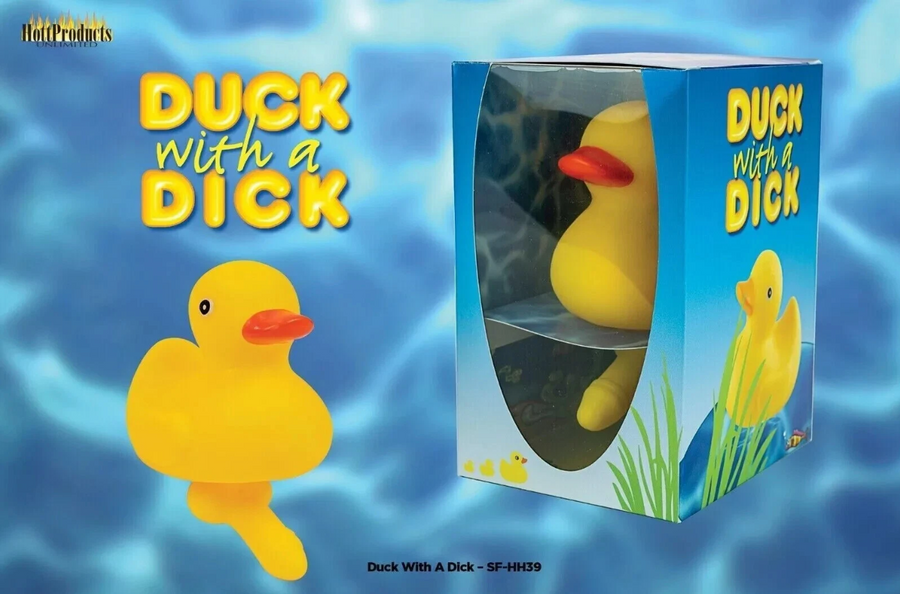 Duck With A Dick Bath Toy