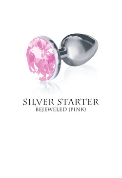 Silver Starter Bejeweled Stainless Steel Plug Set