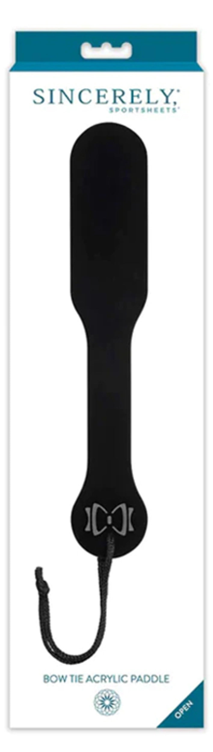 Sincerely Bow Tie Acrylic Paddle