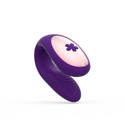 Sec Duo Silicone Couples Vibe Plum