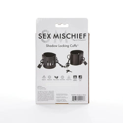 Sex & Mischief Shadow Locking Cuffs