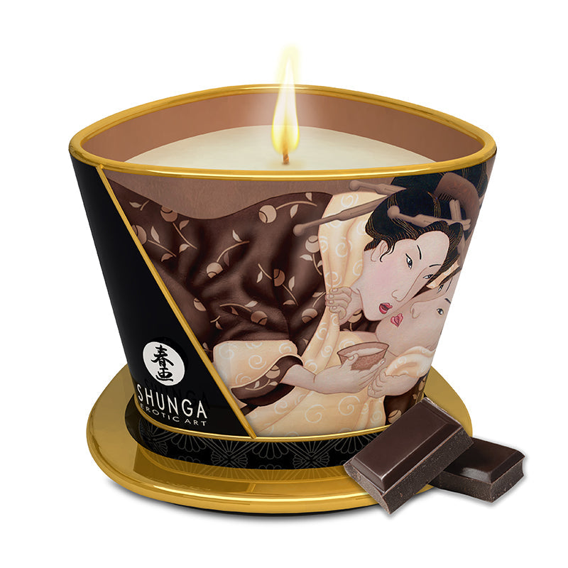 Shunga Massage Candle Intoxicating Chocolate 5.7oz
