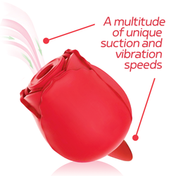 Wild Rose Sucking & Licking Vibrator