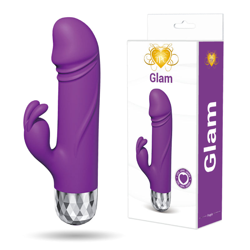Glam Mini Rabbit Vibrator Purple