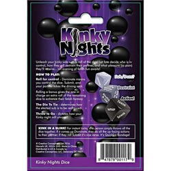 Kinky Nights Bondage Dare Dice