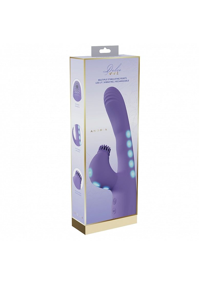 DOLCE VIVE Andria Dual Vibrator Lavender
