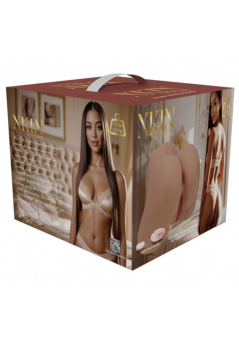 XKIN Lux Arden Dual Entry Masturbator Tan