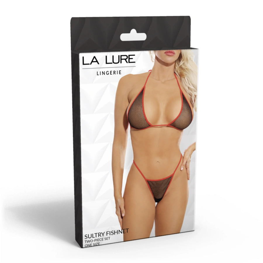 La Lure Sultry Fishnet Set One Size