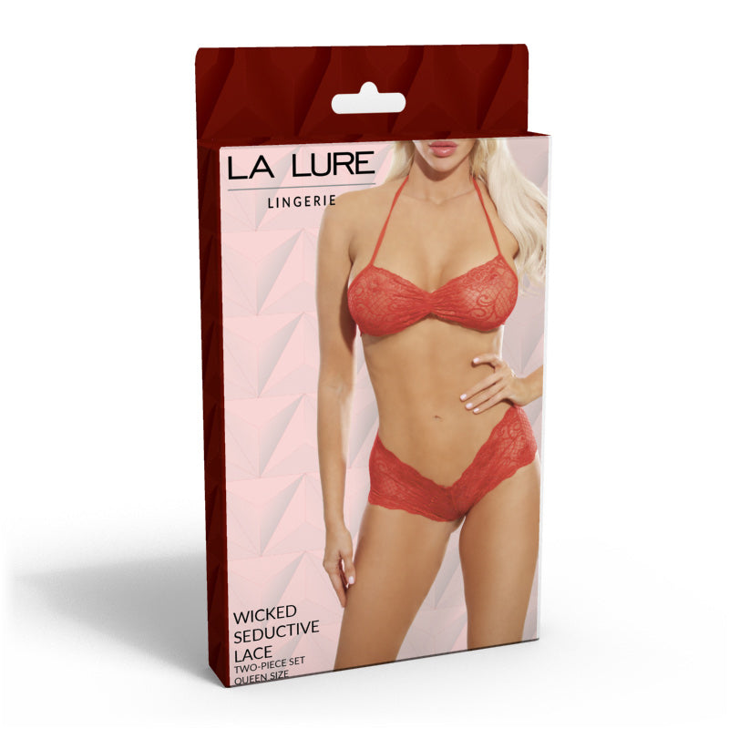 La Lure Wicked Seductive Lace Set Plus