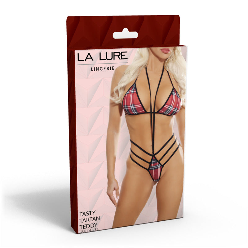 La Lure Tasty Tartan Teddy Plus Size