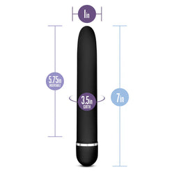 Rosé Luxuriate Vibrator Black 7-Inch