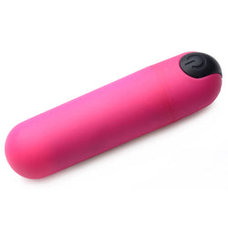 21X Vibrating Bullet with Remote - Pink