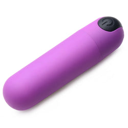 21X Vibrating Bullet with Remote - Purple