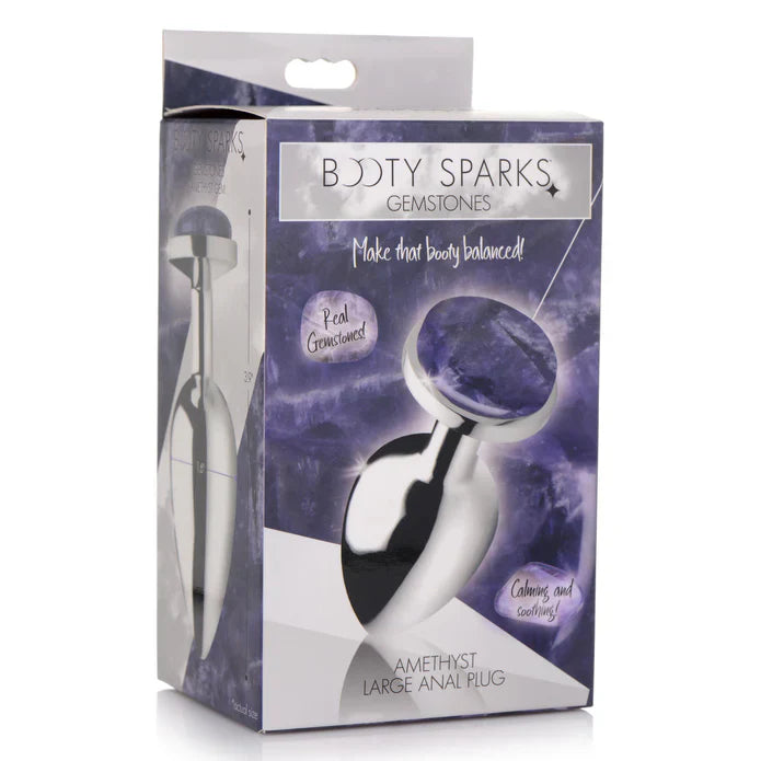 Booty Sparks Purple Heart Anal Plug Large