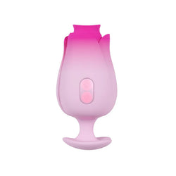 Aria Tulip Trance Suction Vibrator Pink