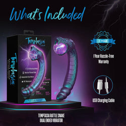 Temptasia Rattle Snake Dildo 13.7"