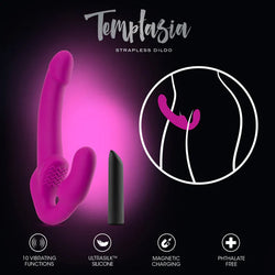 Temptasia Estella G-Spot Vibrating Dildo Pink 9.5"