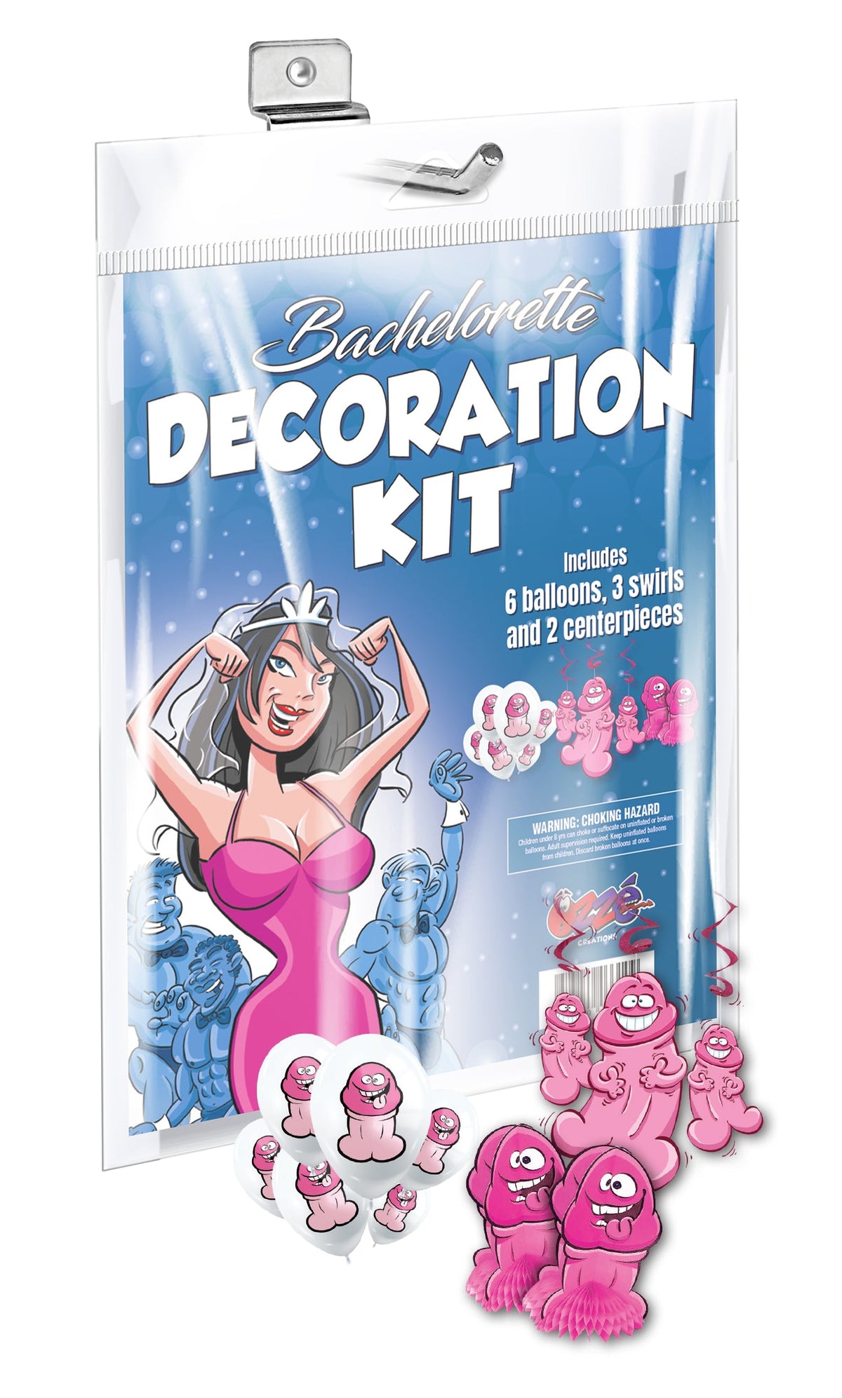 Bachelorette Decoration Kit Blue