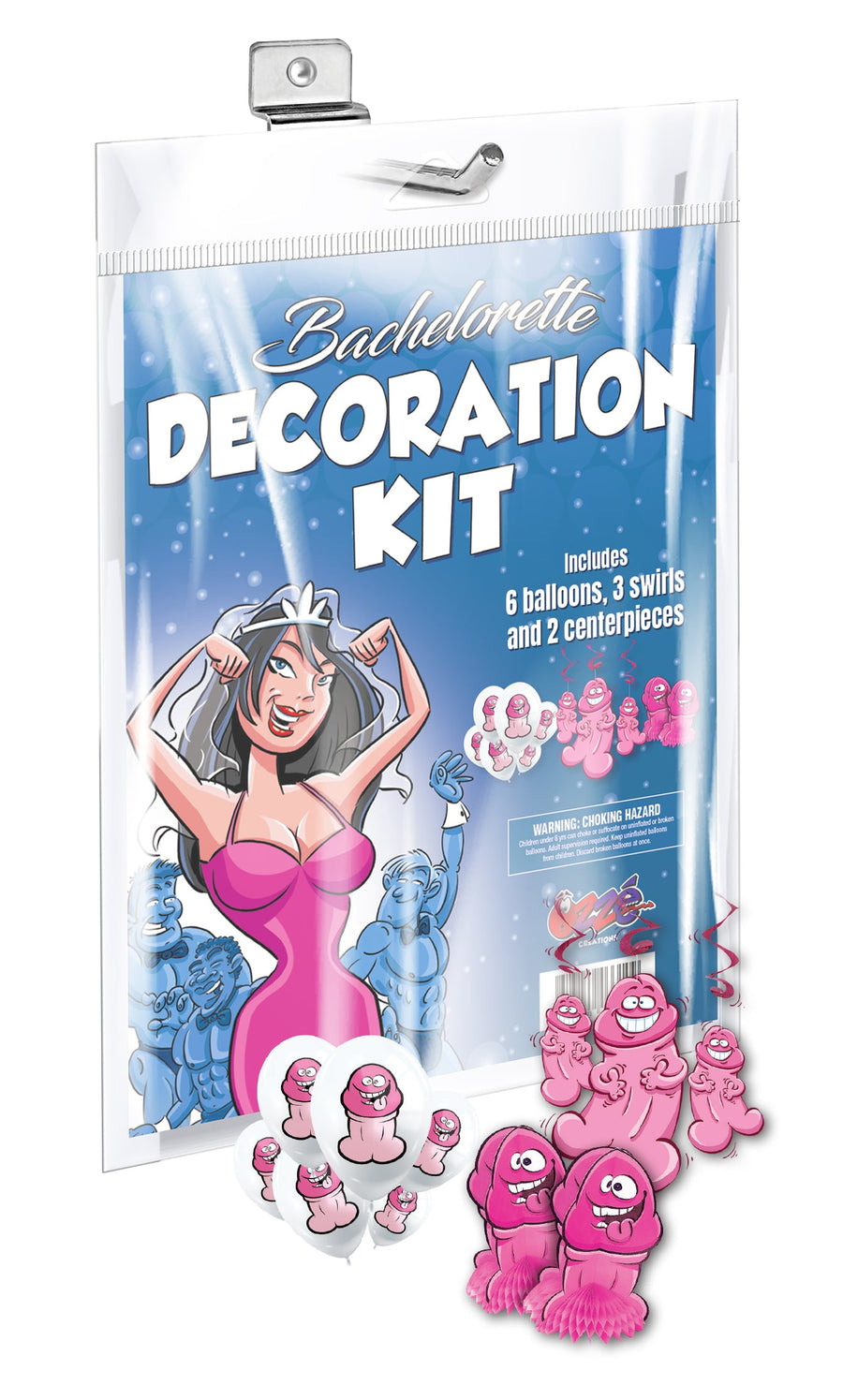 Bachelorette Decoration Kit Blue