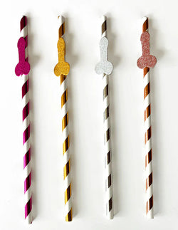 Glitterati Tall Straws 8-Pack