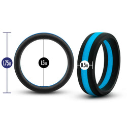 Performance Plus Pro Penis Ring Blue Black