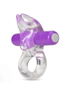 Play With Me Bull Vibrating C-Ring Purple