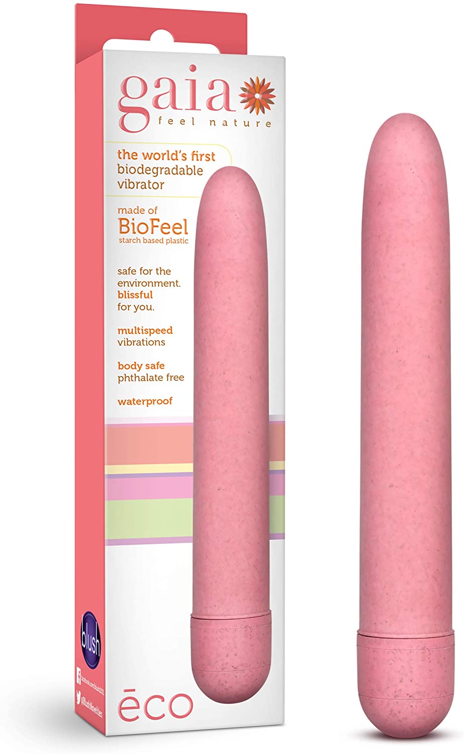 Gaia Eco Vibrator Coral