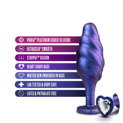 Anal Adventures Bumped Bling Sapphire