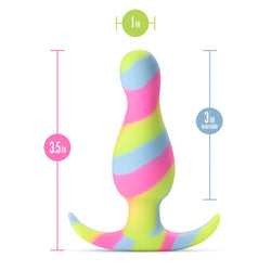 Avant Kaleido Dildo Lime 3.5"
