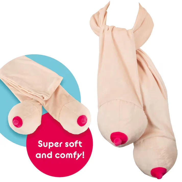 Cozy Boobs Scarf Gag Gift