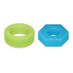 Performance Plus Flash 2 Cock Ring Set Neon