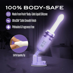 Temptasia Violet Vixen Thrusting Dildo 5.25"