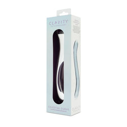 Clarity Glass Dildo Celestial Curve 7.1"