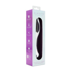 Clarity Glass Dildo Celestial Curve 7.1"