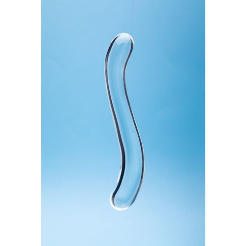Clarity Glass Dildo Celestial Curve 7.1"