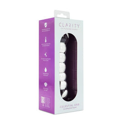 Clarity Glass Dildo Celestial Orb 5.4"