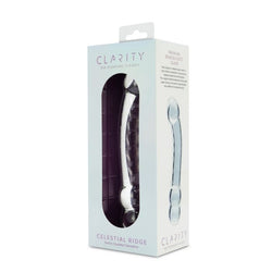 Clarity Glass Dildo Celestial Ridge 6.4"