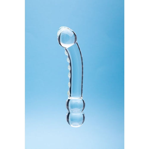 Clarity Glass Dildo Celestial Ridge 6.4"